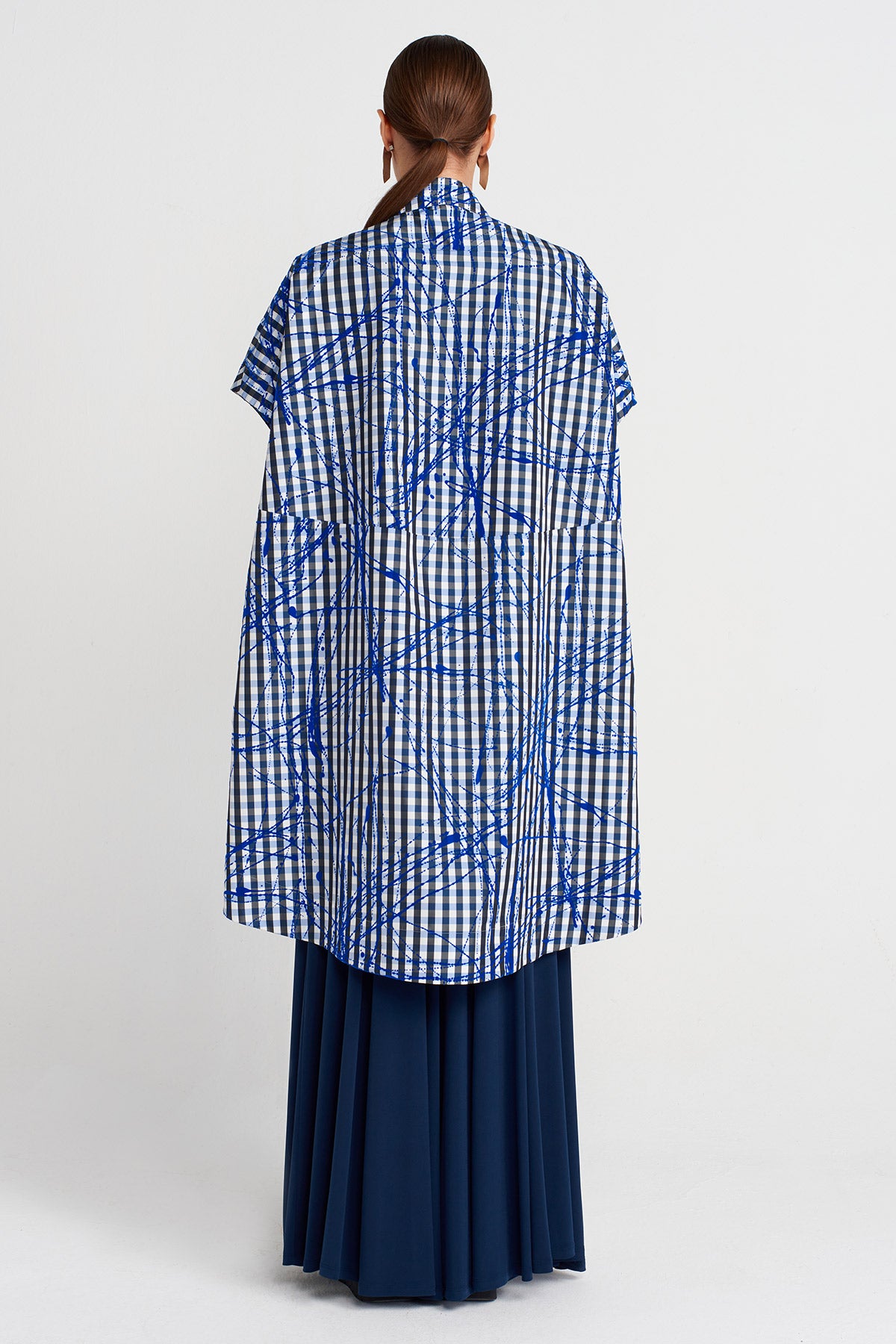 Sax Printed Oversize Jacket-K255015112