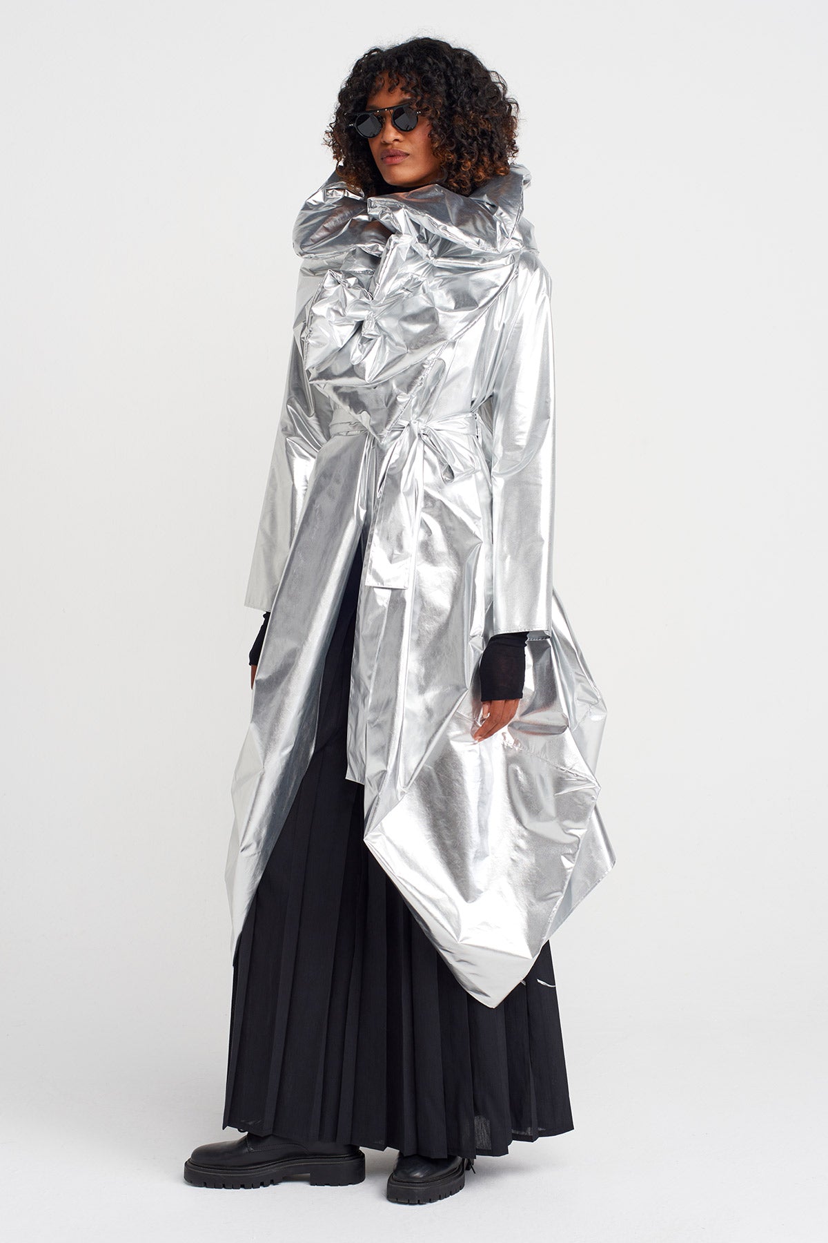 Silver Metallic Collar-K256016008