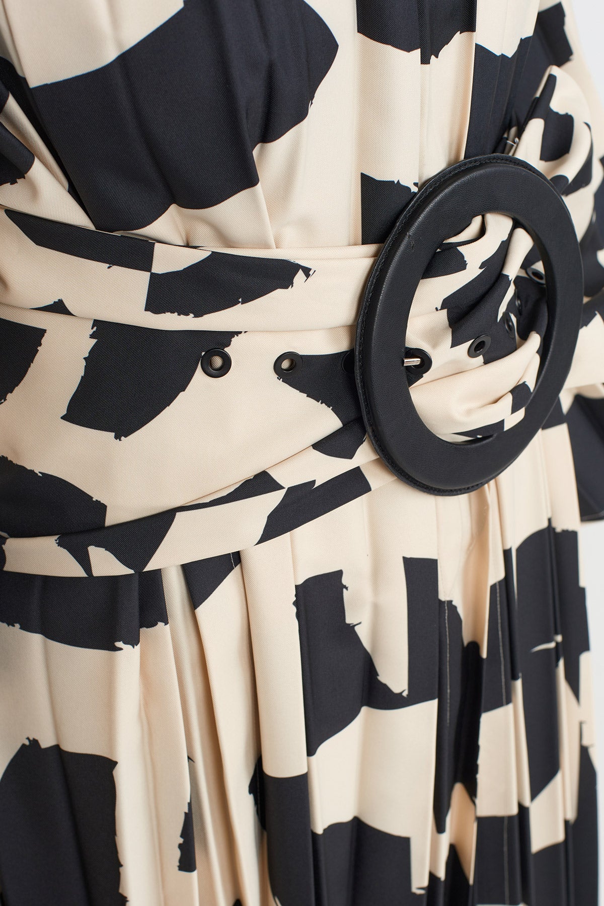 Printed Patterned Large Buckle Belt-K258018001