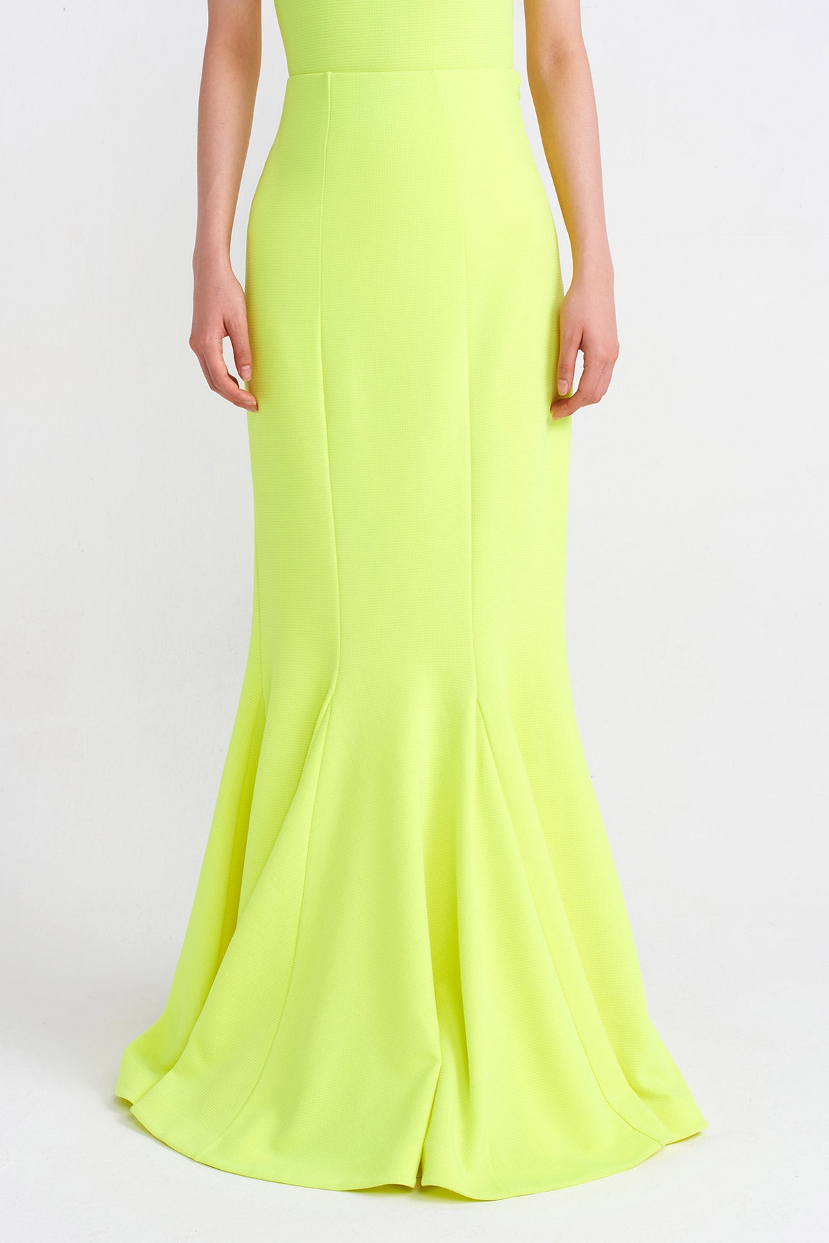 Neon Asit Yeşil Mermaid Skirt-Y242012020