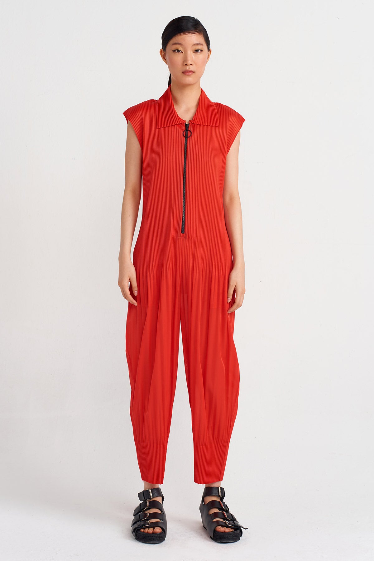 Scarlet Plisoley Jumpsuit-Y244014122