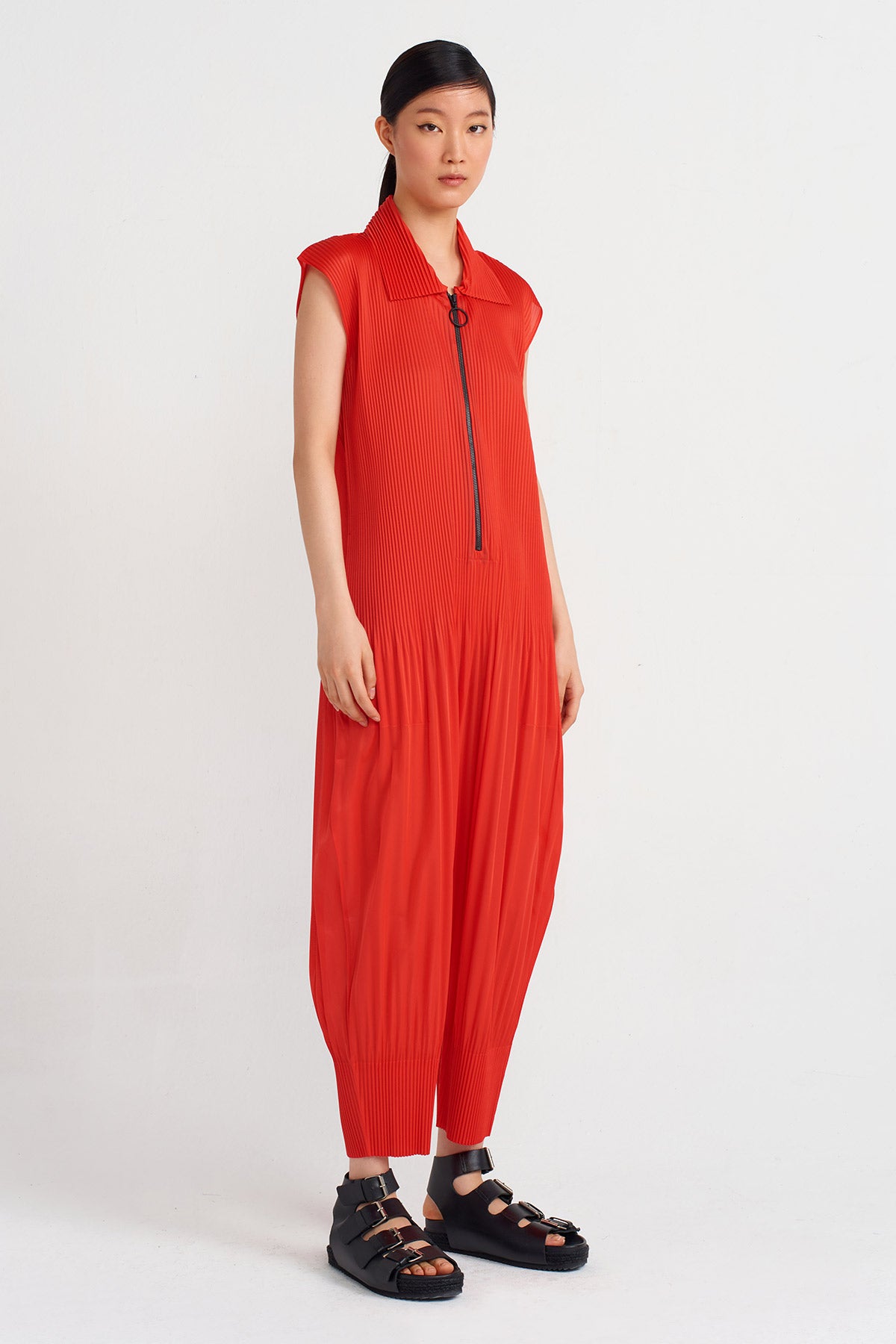 Scarlet Plisoley Jumpsuit-Y244014122