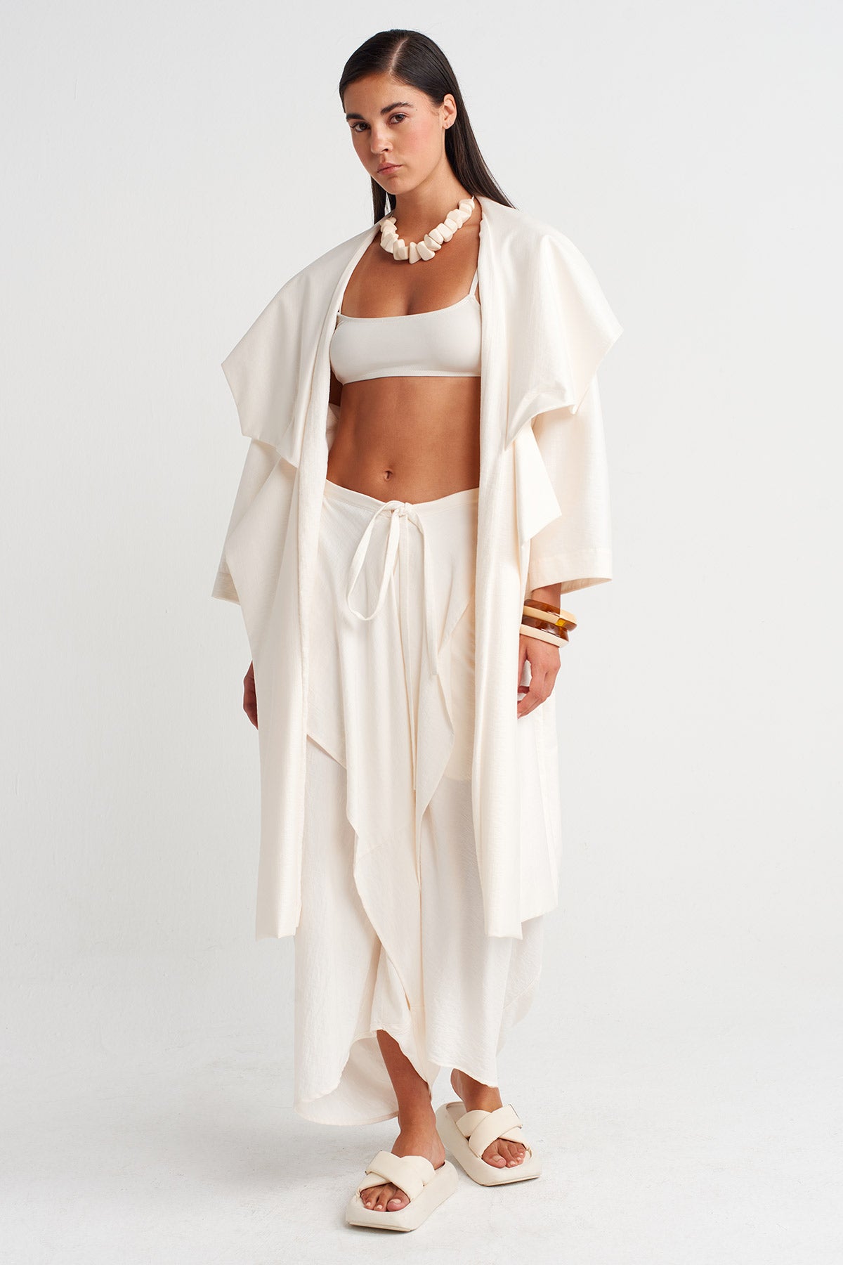 Mılk Sculptural Layered Collar Jacket-Y265015009