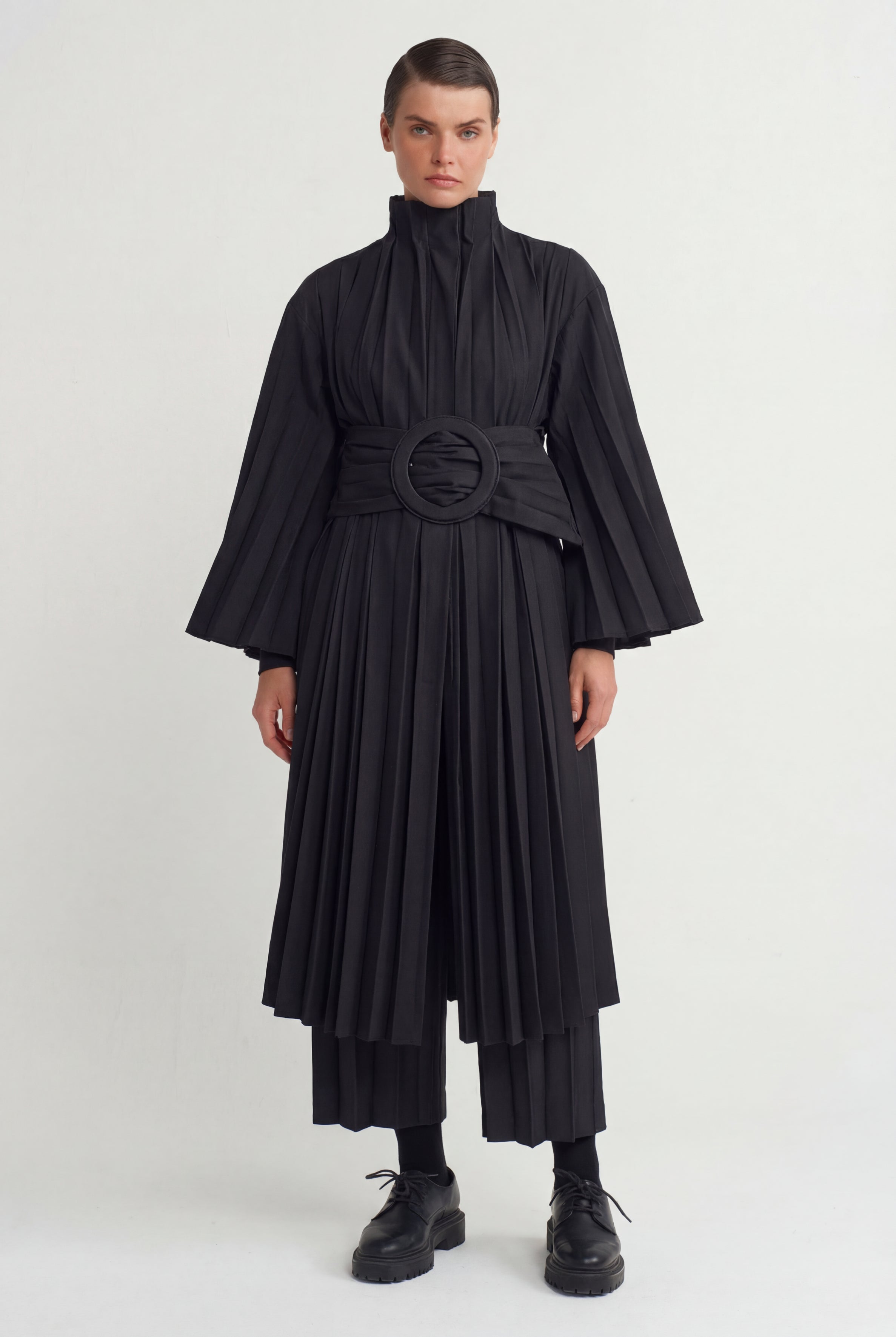 Black Large Buckle Belt-Y268018009