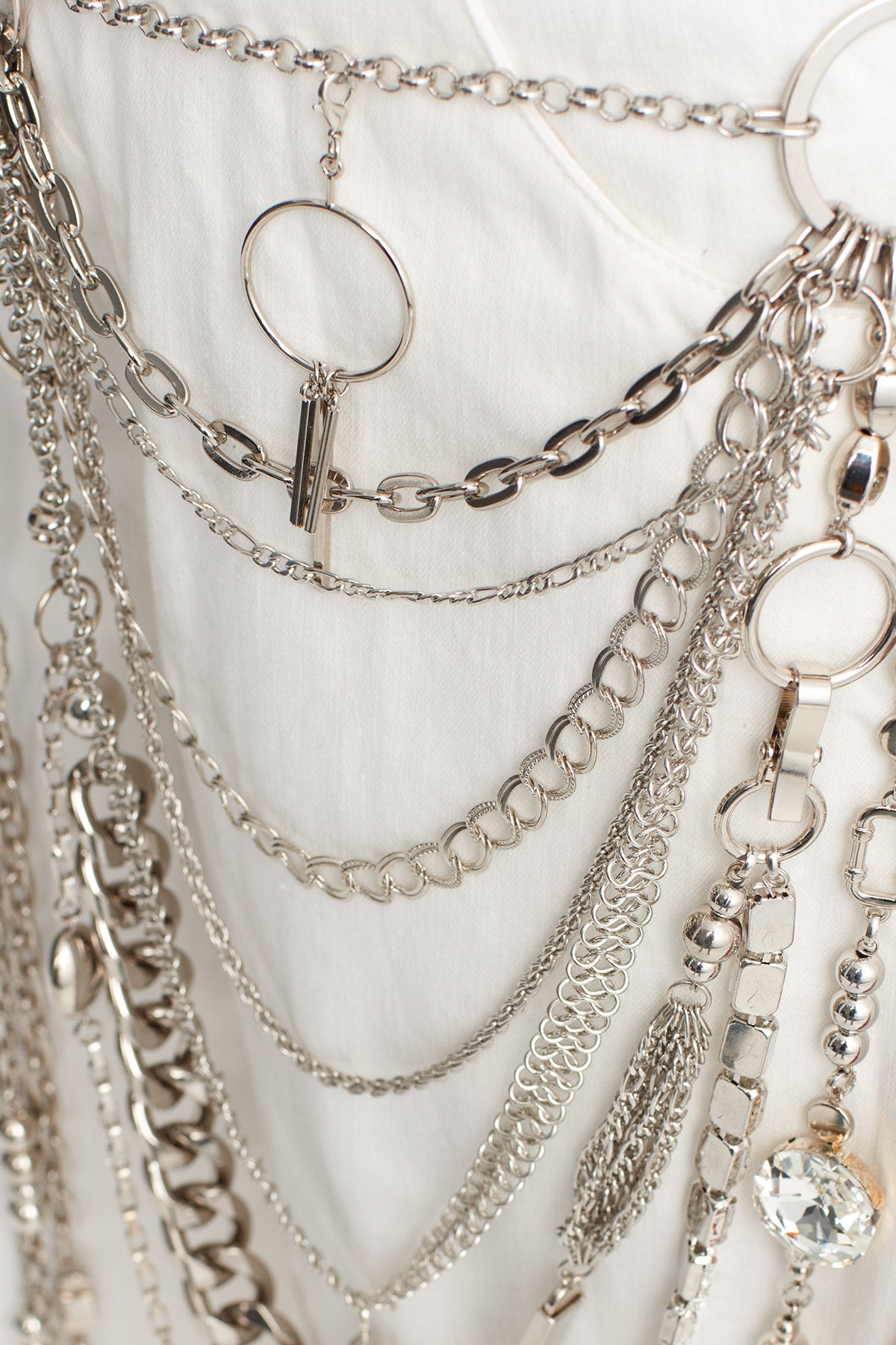 Silver Convertible Chain Accessory (Belt & Necklace)-Y269019003