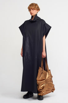  Black Monochromatic Printed Maxi Dress-K234014004
