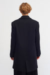Black Long Blazer Jacket-K235015007