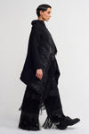 Black Tassel Sequin Detail Jacket-K235015051