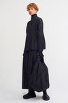 Black Padded Taffeta Shoulder Bag-K238018006