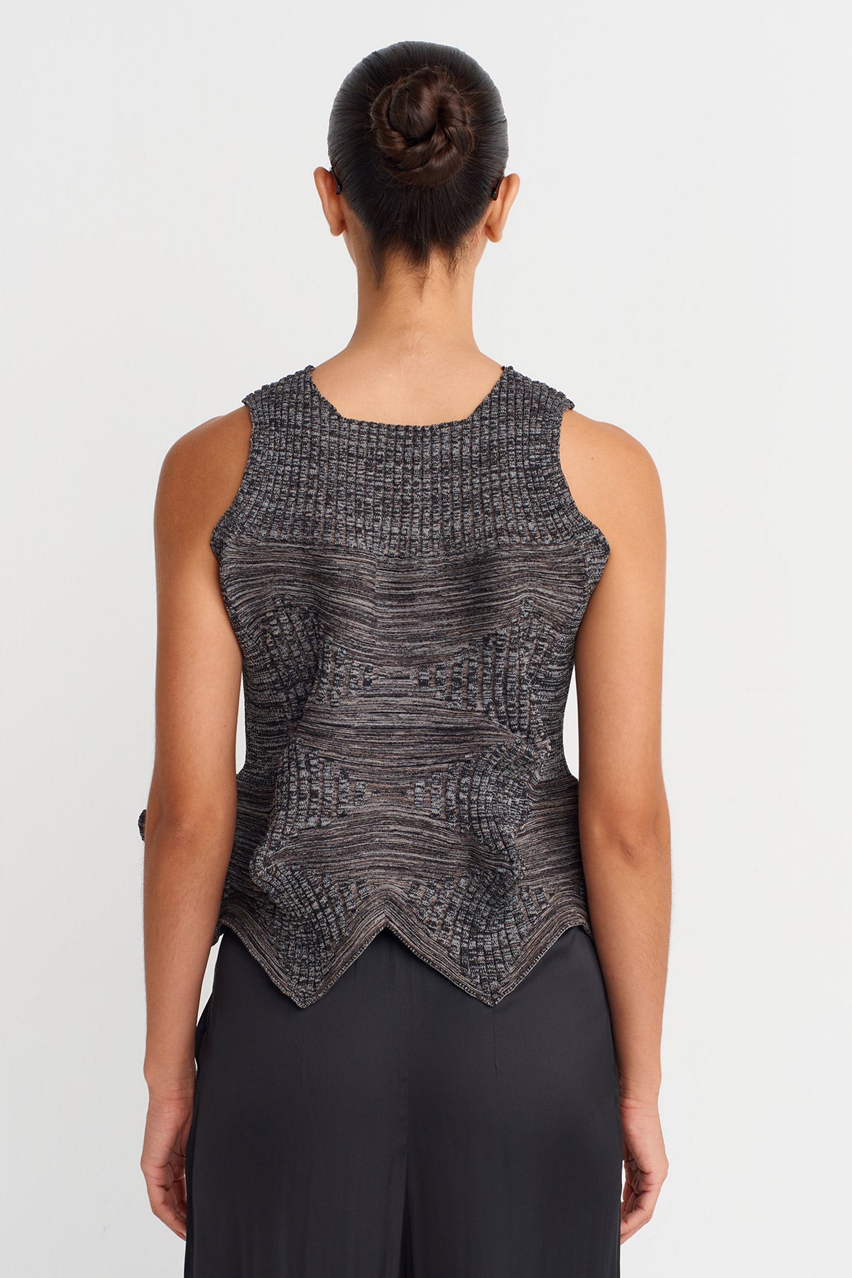Origami Form Knit Top-K251011115