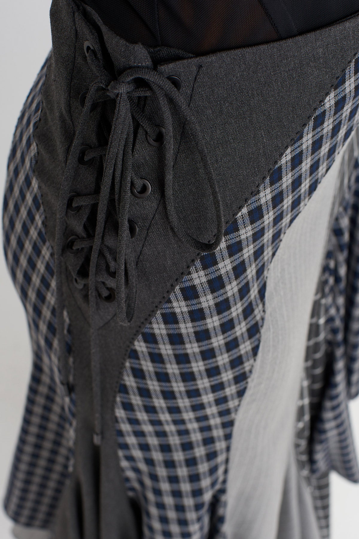 Multicolor Plaid Midi Skirt-K252012013