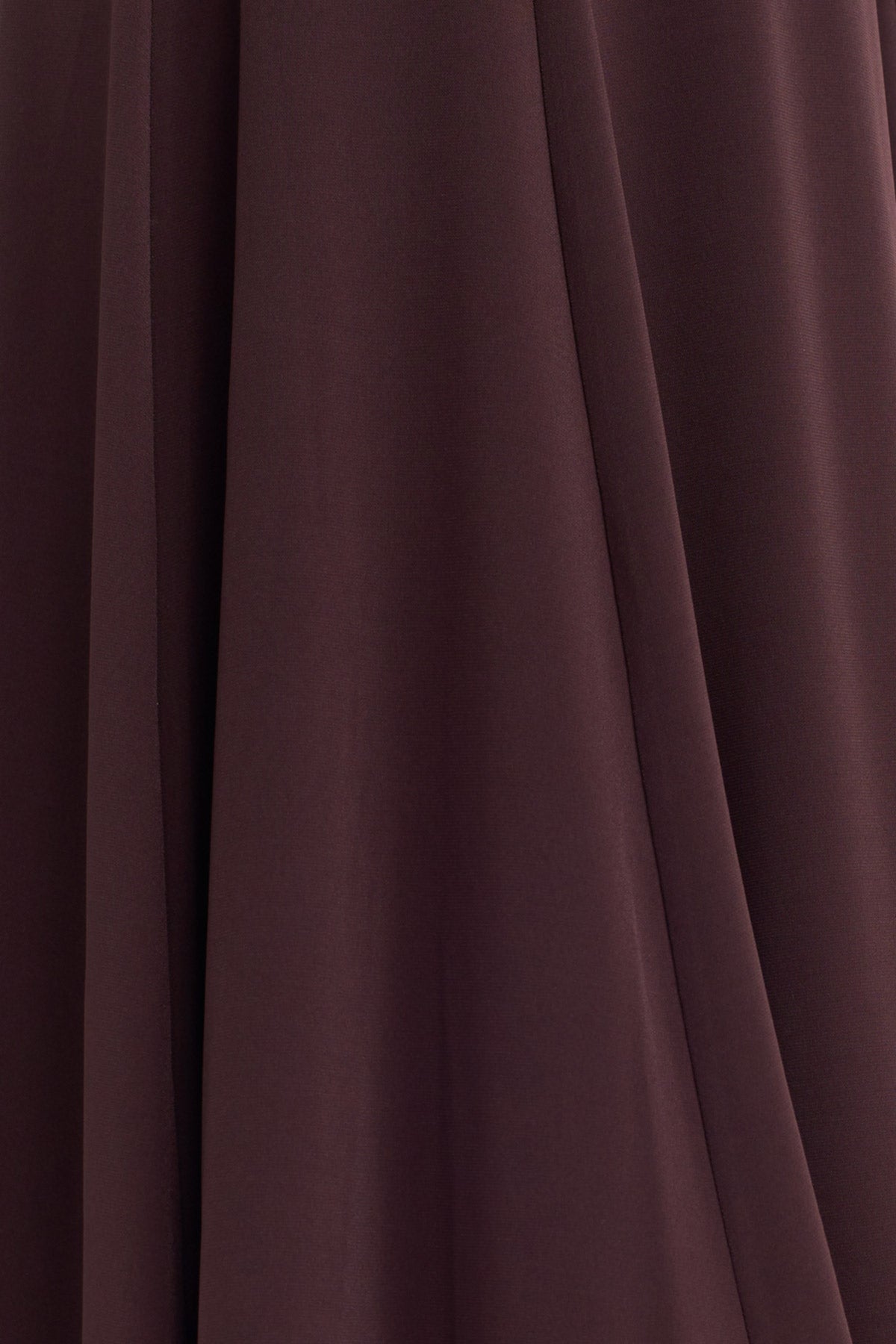 Dark Purple Long Fish-Cut Jersey Skirt-K252012026