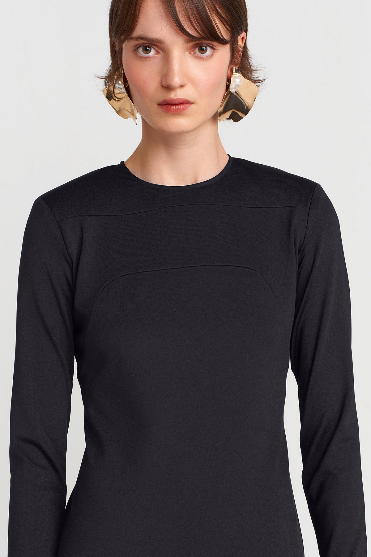 Black Long-Tail Dress-K254014033