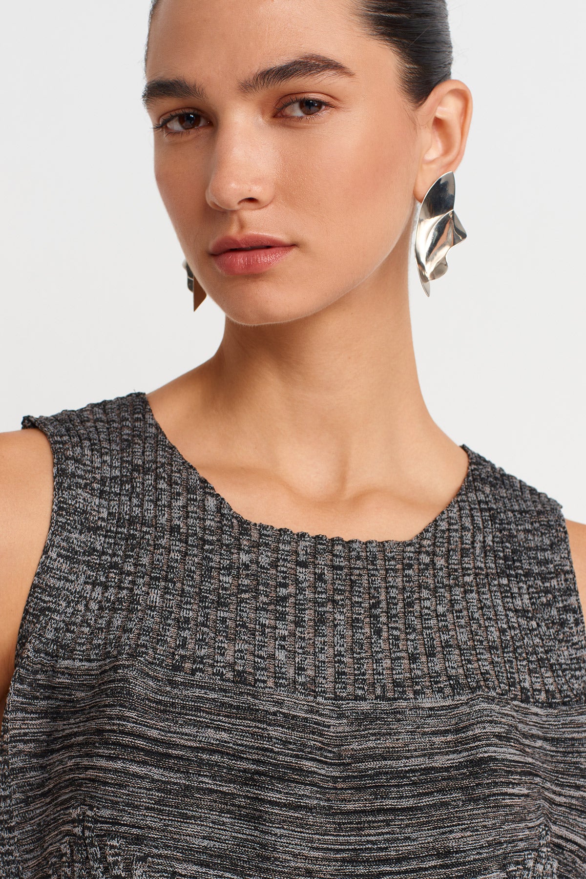Origami Textured Knit Dress-K254014083