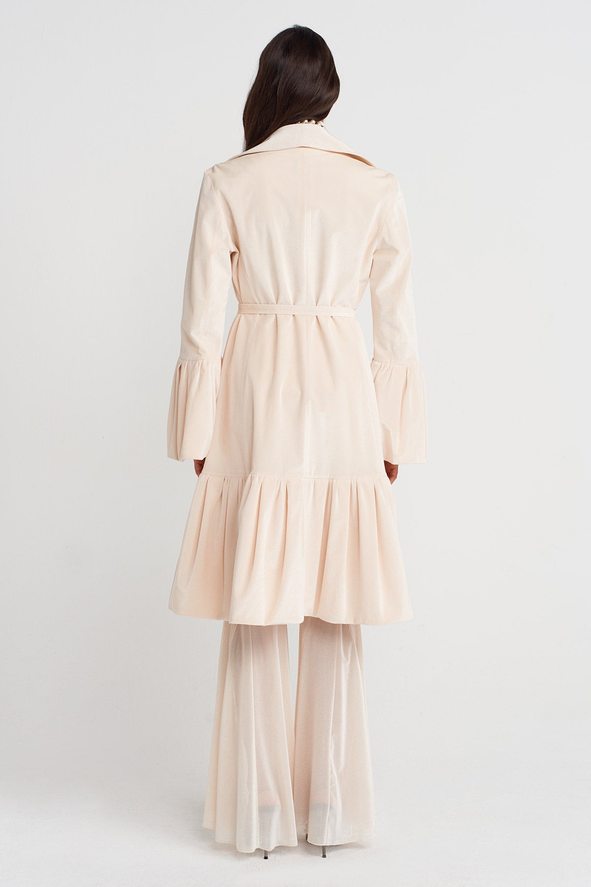 Nature Long Belted Jacket-K255015090