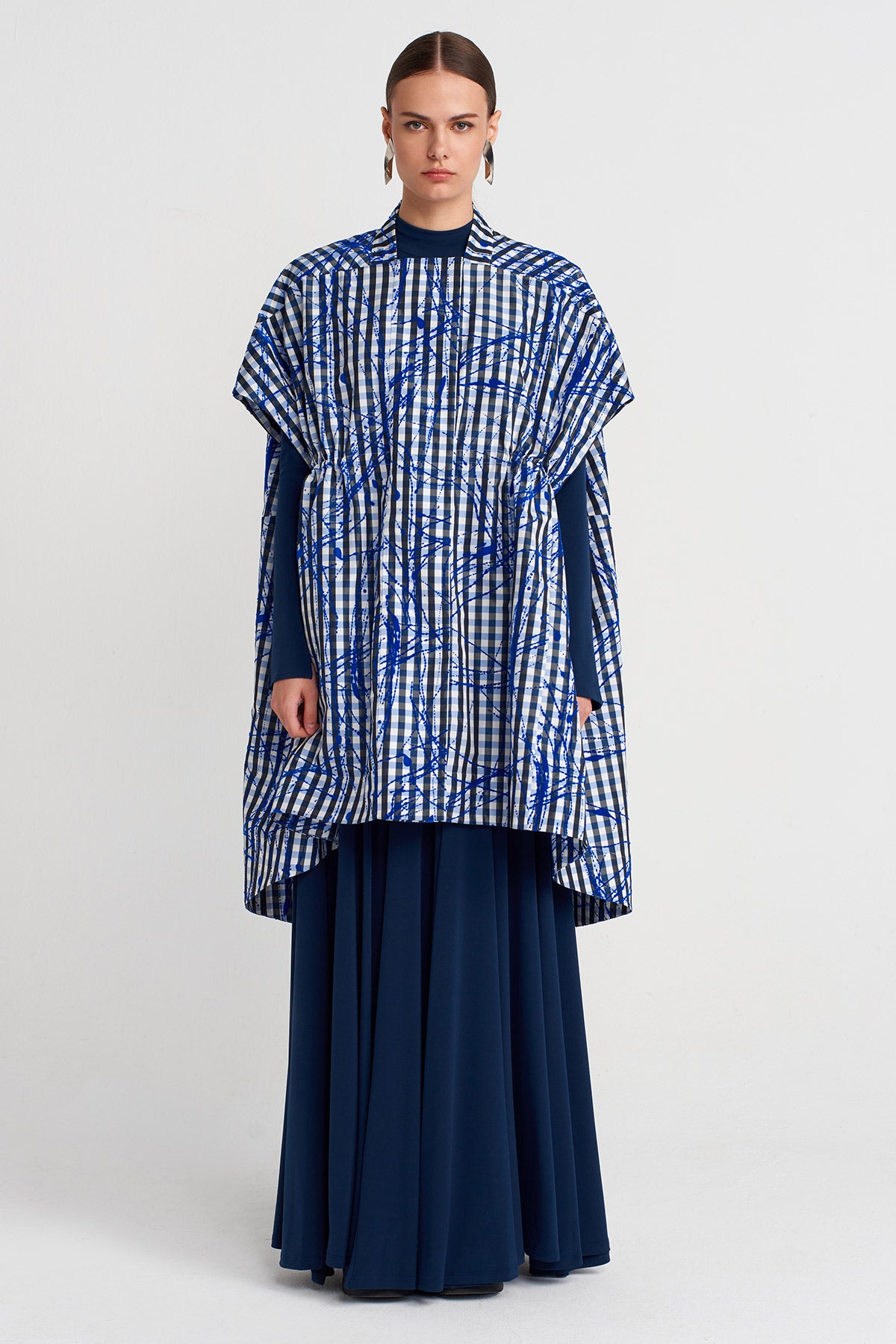 Sax Printed Oversize Jacket-K255015112