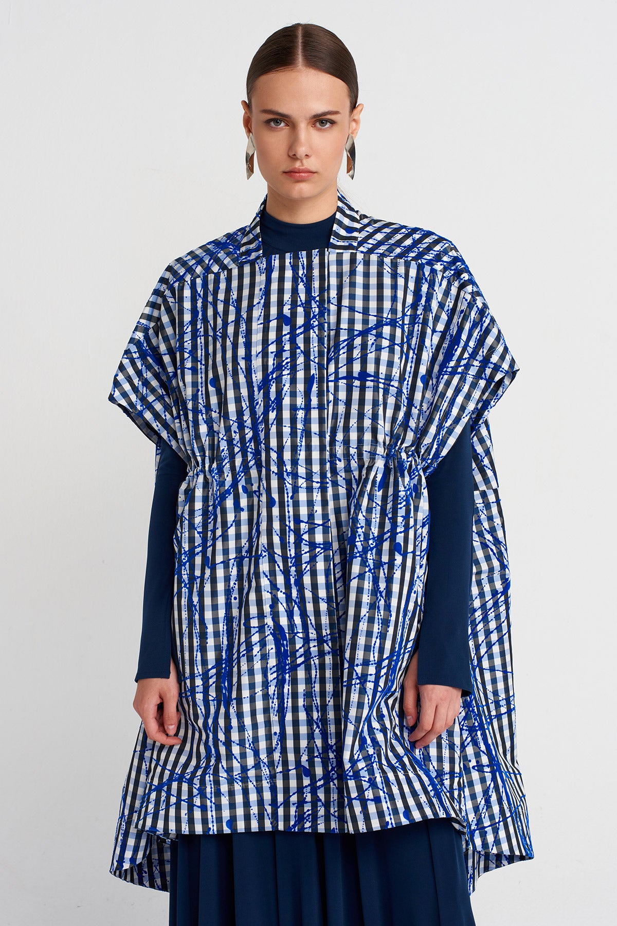 Sax Printed Oversize Jacket-K255015112