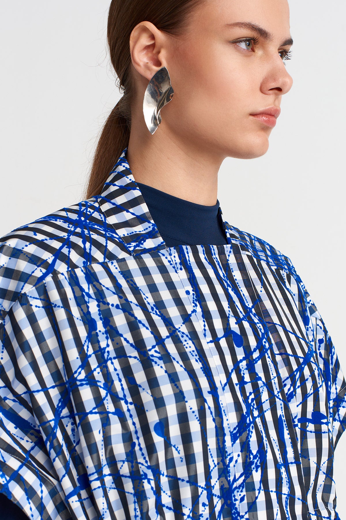 Sax Printed Oversize Jacket-K255015112