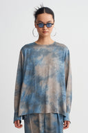 Tie-Dye Print Blouse-K261011086