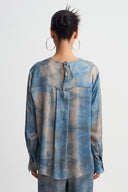 Tie-Dye Print Blouse-K261011086