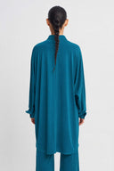 Ocean Draped Jersey Tunic Shirt-K261011103
