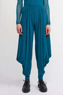 Ocean Draped Jersey Trousers-K263013057