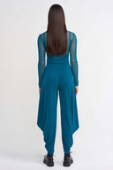 Ocean Draped Jersey Trousers-K263013057