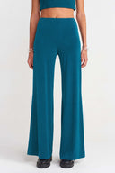 Ocean Wide-Leg Jersey Trousers-K263013058