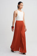 Flame High-Waisted Wide-Leg Trousers-K263013082