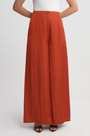 Flame High-Waisted Wide-Leg Trousers-K263013082