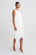 Off White Origami-Form Knitted Dress-K264014011