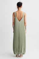 Pleated Balloon Leg Jumpsuit-K264014045