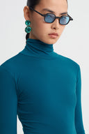 Ocean Turtleneck Maxi Jersey Dress-K264014046