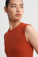 Flame Asymmetric Seam Mermaid Jersey Dress-K264014063