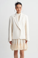 Mılk Pleated Back Blazer Jacket-K265015065