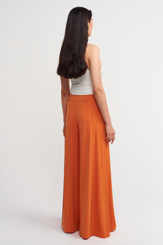 Amber High Waist Loose Jersey Trousers-Y233013091