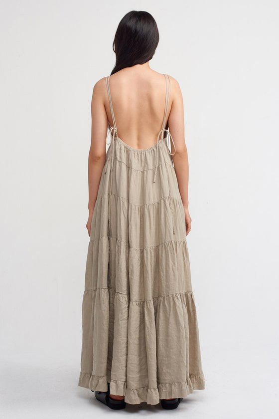 Sack Triangle Handle Slim Strap Dress-Y234014211
