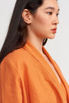 Amber Short Linen Jacket-Y235015128