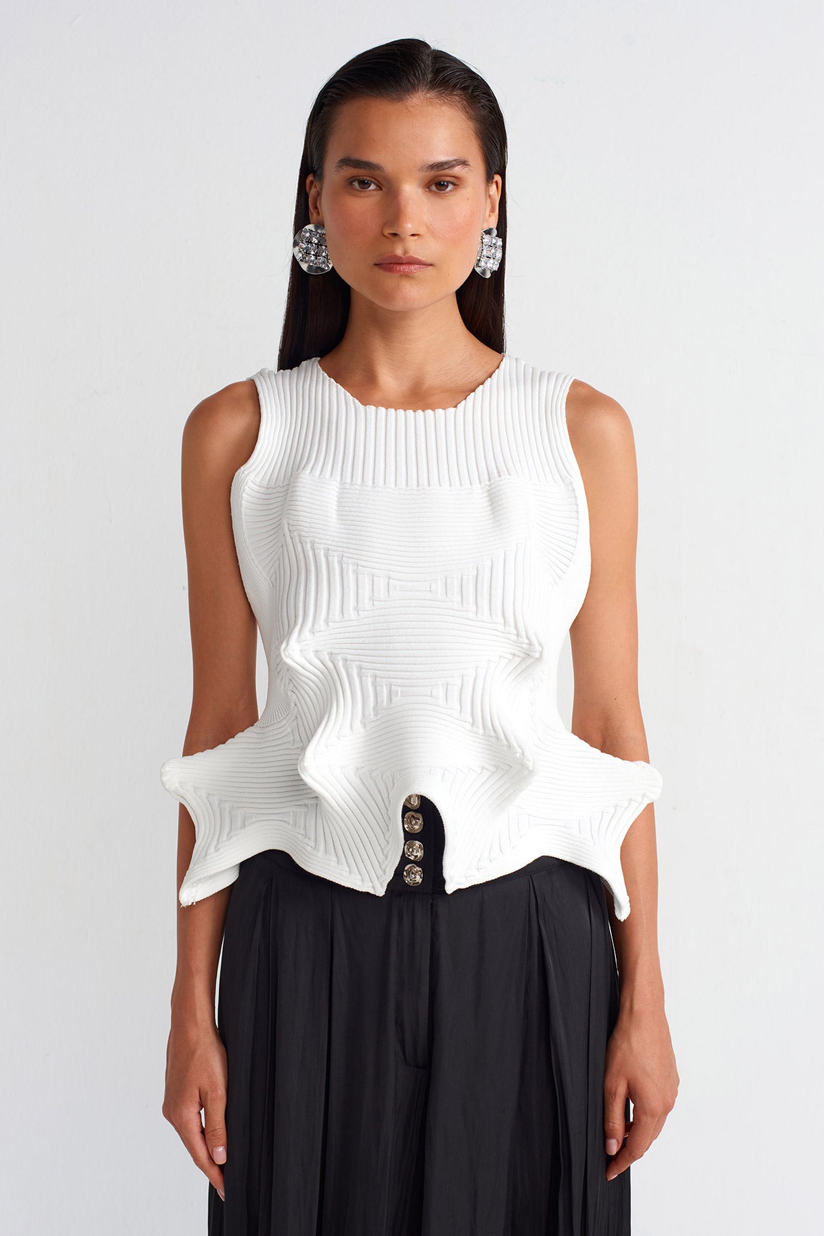 Off White Origamik Knit Top-Y251011029
