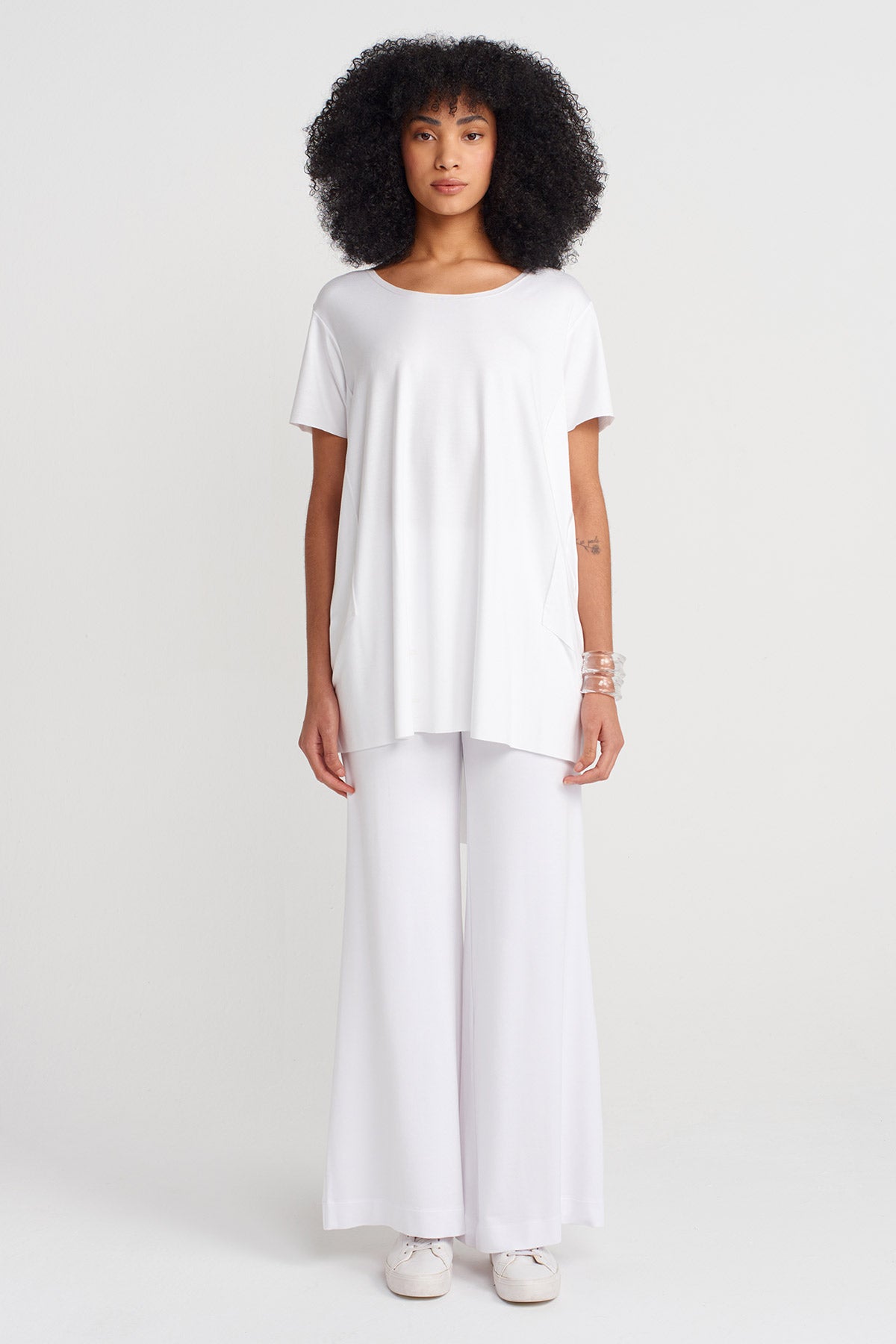 Off White Short-Sleeve Jersey T-Shirt-Y251011142