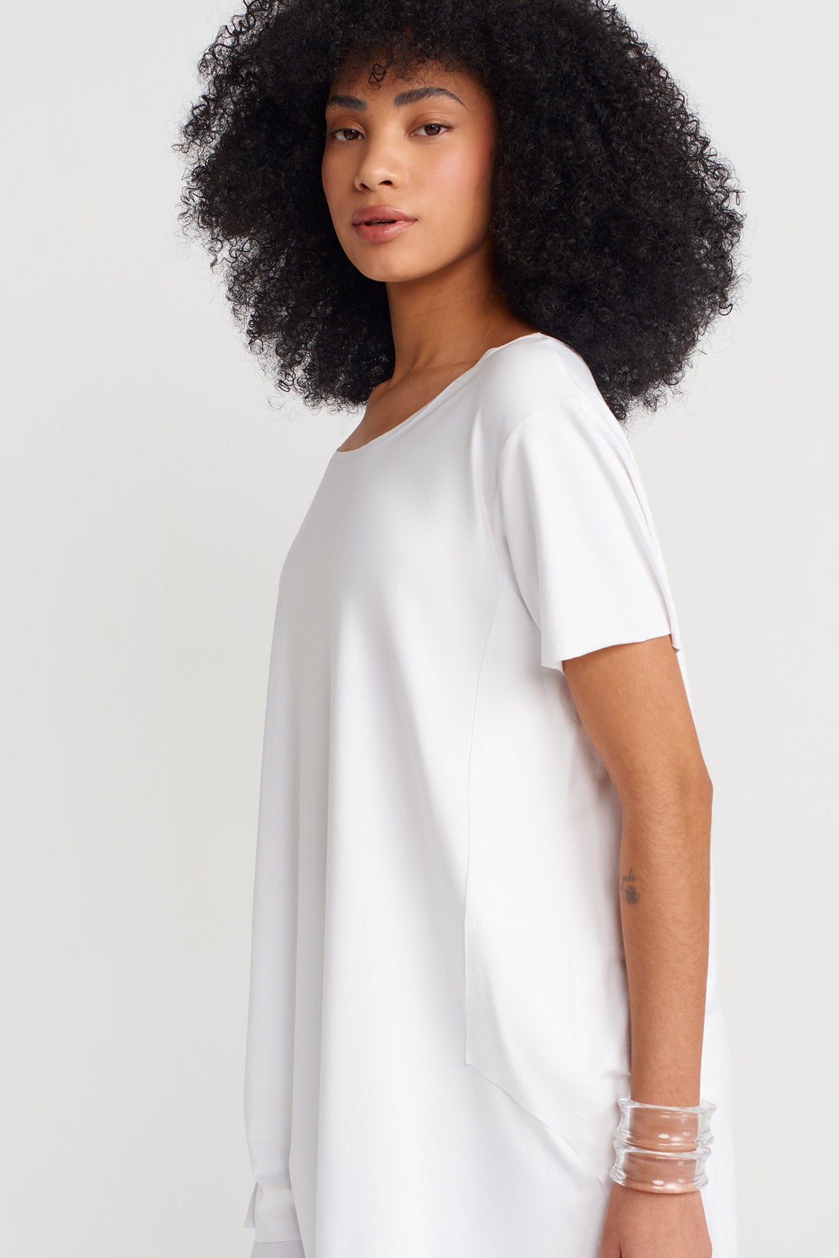 Off White Short-Sleeve Jersey T-Shirt-Y251011142