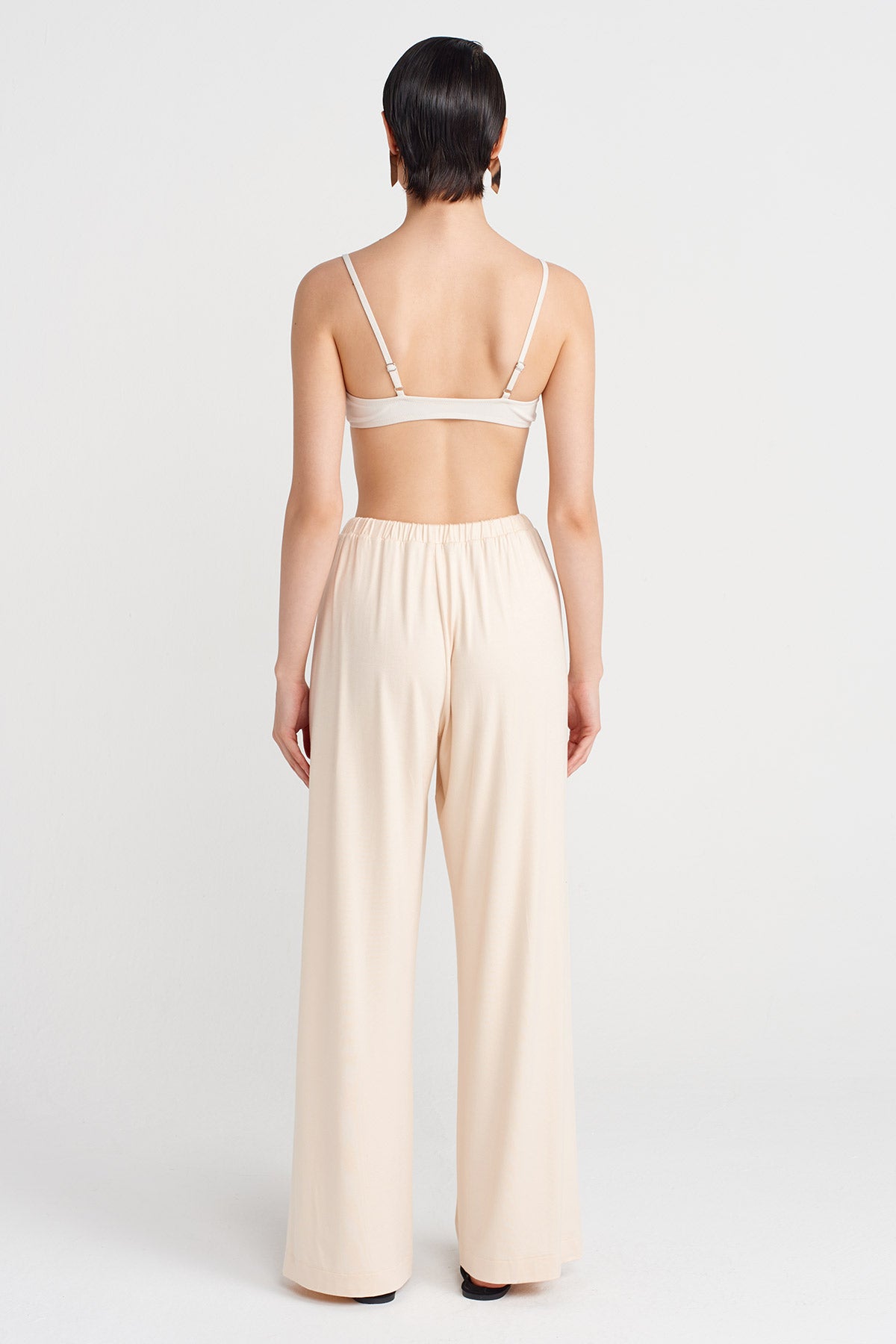 Nature Bamboo Wide-Leg Pants-Y253013110