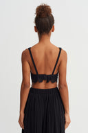 Black Lace Bustier-Y261011100