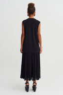 Black Basic Jersey Top-Y261011101