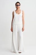 Off White Basic Tank Top-Y261011154