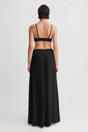Black Wide-Leg Trousers-Y263013095