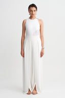 Off White Slit Detail Trousers-Y263013096