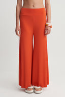 Pomegranade Wide Leg Jersey Pleated Trousers-Y263013104