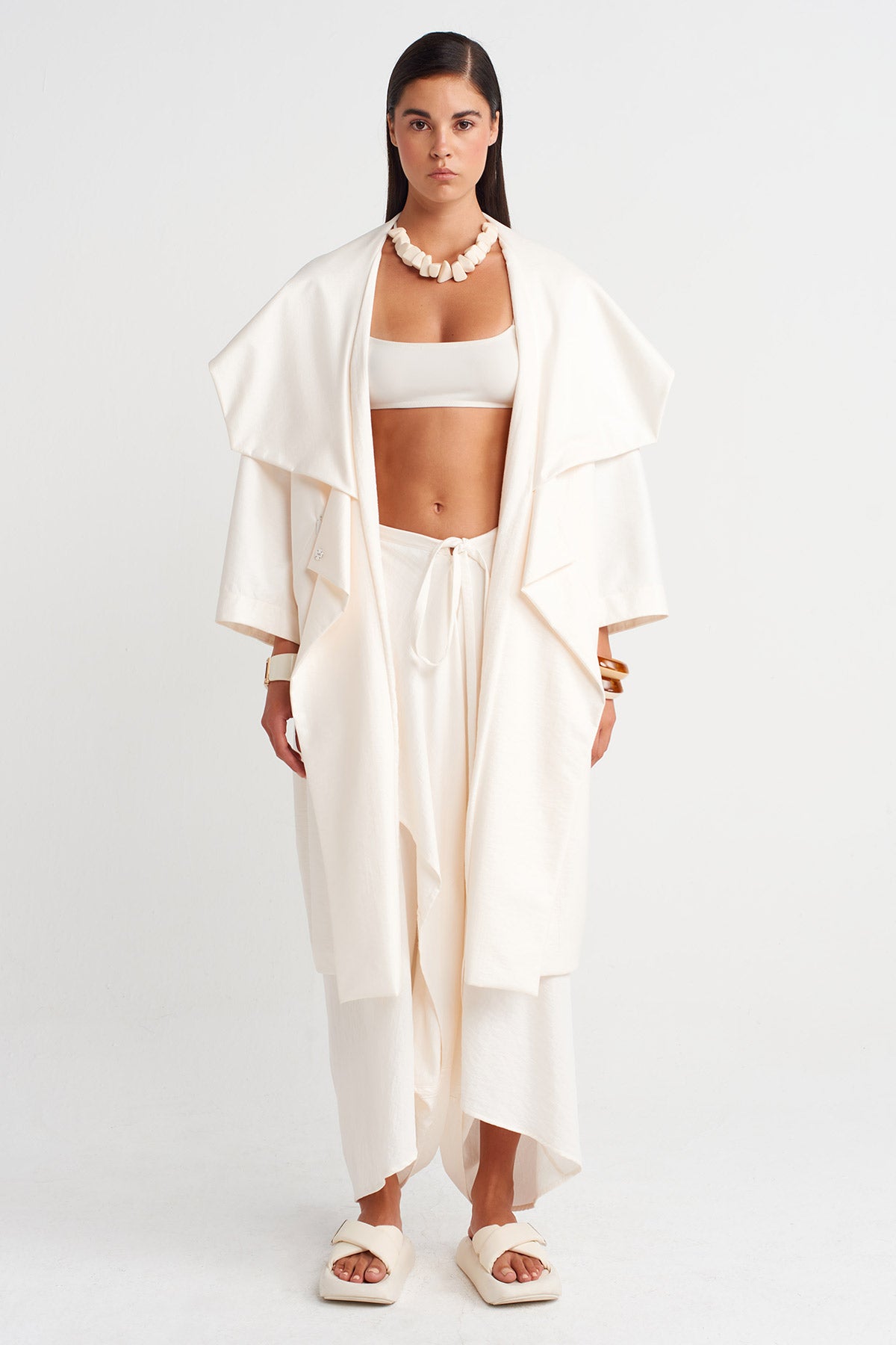 Mılk Sculptural Layered Collar Jacket-Y265015009