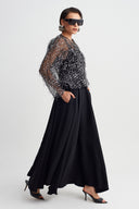 Shimmer Organza Jacket-Y265015108